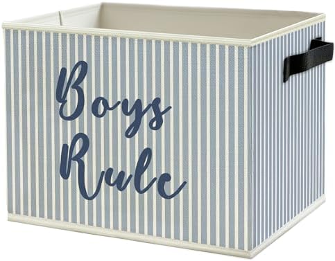 Boy Nursery Storage Bins Box by Unknown
