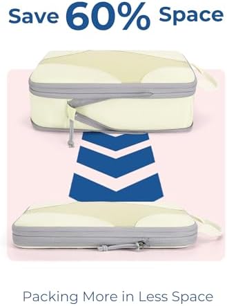 Bagsmart Compression Packing Cubes, Travel Bag Cruise Ship Essentials - Image 4