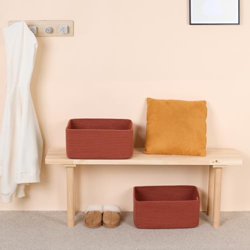MiniArk Large Storage Baskets for Shelves, Baby Nursery, Toy Baskets Box - Image 6