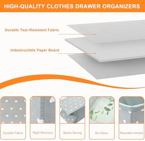 12 Pack Baby Clothes Organizer for Nursery Drawer - Image 4