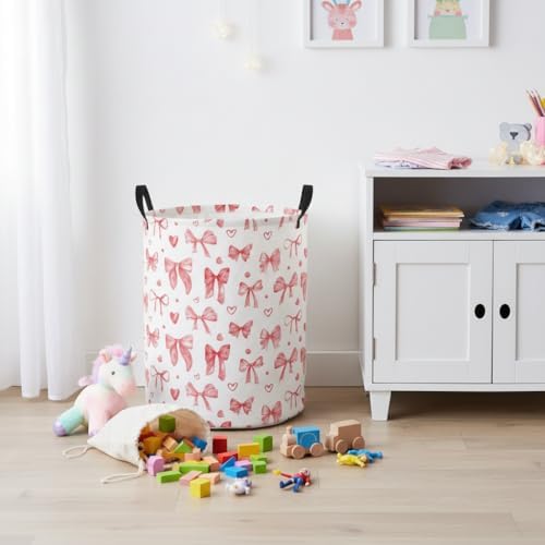 Baby Laundry Basket Baby Nursery Hamper Kids Laundry Basket Toy Storage Bin - Image 5