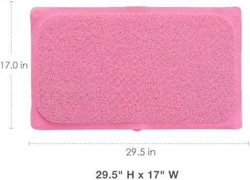 Home Expressions Non Slip with Suction Cups Loofah Bathmat 27"x15" & 29.5"X16.9" - Image 5