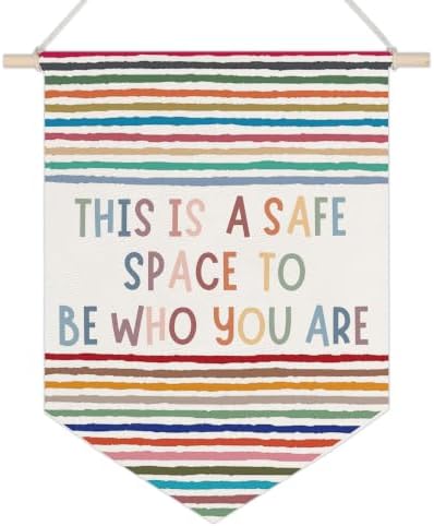 Ghueghe Boho Colorful Classroom Canvas Banner Wall Decor by Unknown