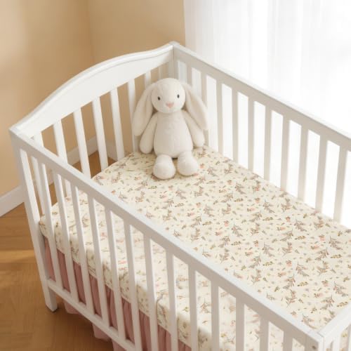Organic Cotton Muslin Baby Crib Bedding Set 3PK - Image 4