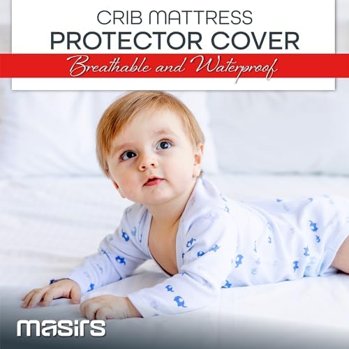 Masirs Crib Mattress Protector Cover - Image 2