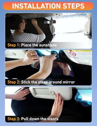 EcoNour Windshield Sunshade Compatible - Image 4