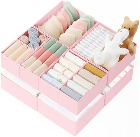 Criusia Drawer Organizer Clothes, 10 Pack Dresser Organizer by Criusia