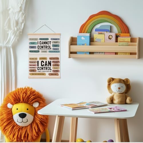 Inspirational Boho Poster Hanger, Therapy Office Decor Calm Corner Items - Image 2