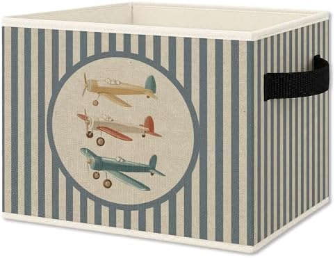 Airplane Nursery Foldable Storage Bins Box by Unknown