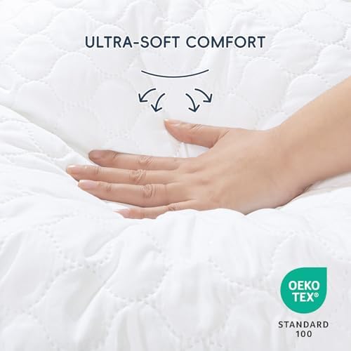 david's kids 2 Pack 52''x28'' Waterproof Crib Mattress Protector Pad Cover - Image 2