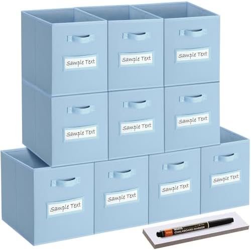 13x13x13 storage cube bins Fabric storage cubes by Artsdi