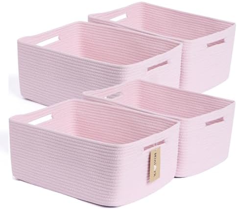 MiniArk Large Storage Baskets for Organizing, Baby Nursery, Toy Bins Box by MiniArkStorageBasketsHome