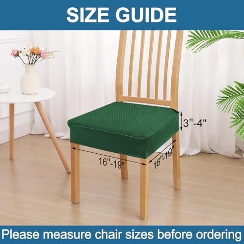 Smiry Waterproof Seat Covers for Dining Room Chairs - Image 3