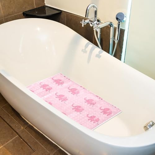 Bath Tub Shower Mat, Washable Bathtub Floor Mats, Suction Cups and Drain Holes - Image 5