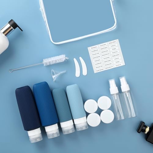 Mrsdry 16 Pack Travel Bottles for Toiletries, Large 6oz Silicone Travel - Image 6
