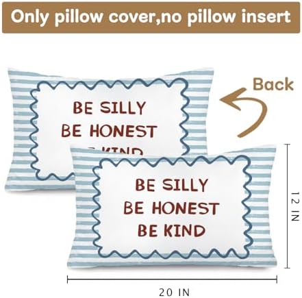 Blue Inspirational 12x20 Pillow Cover - Image 3