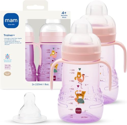MAM Plastic Trainer Cup, Trainer Drinking Cup by MAMBabyUSA