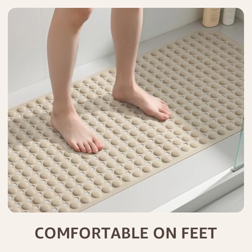OTHWAY Bath Tub Shower Mat Non Slip, Bathtub Floor Liner Mats - Image 5
