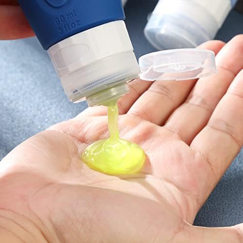 Mrsdry Travel Bottles for Toiletries, Tsa Approved 3oz Travel Size Containers - Image 4