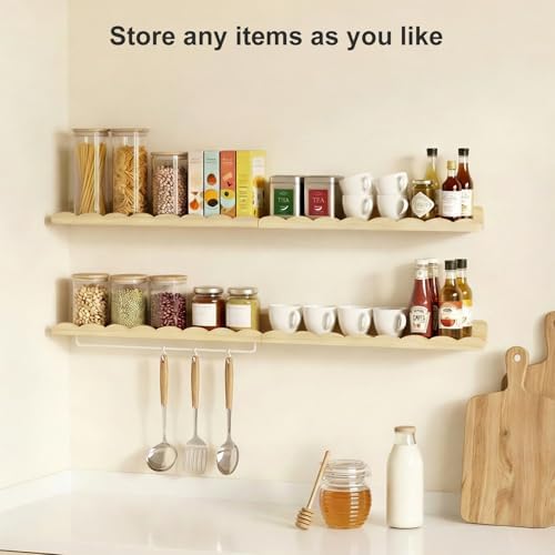 Fixwal Nursery Shelves, 24 Inch Floating Bookshelves - Image 6