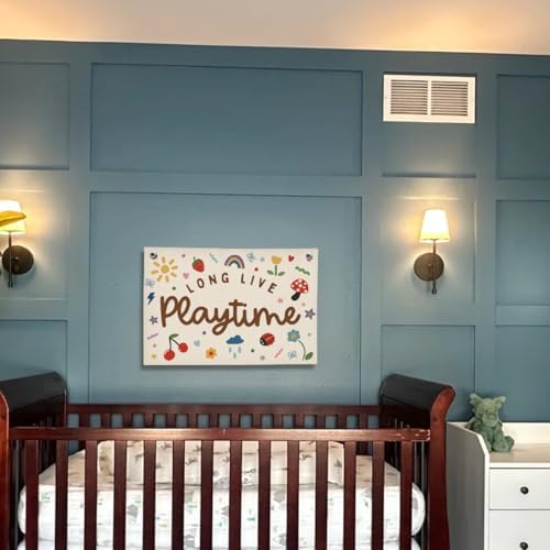 Playroom Kids Wall Decor Long Live Playtime Whimsical Classroom - Image 5
