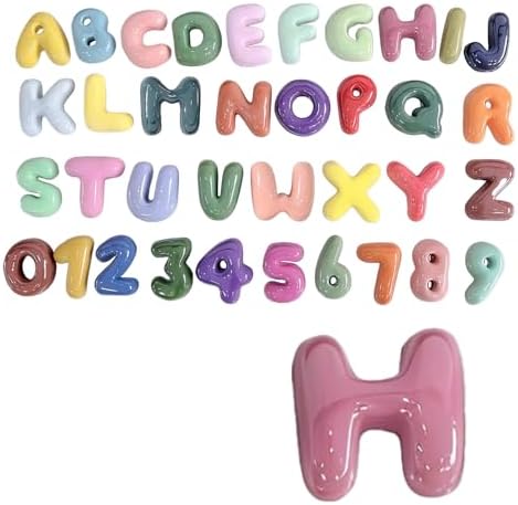 4 Inch Gypsum Letter or Number for Wall Decor, Single Alphabet or Digit for by Train2decor