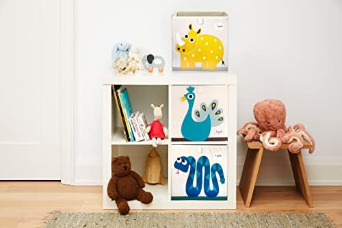3 Sprouts Toy Storage Cube Bin, Foldable Storage Box - Image 4
