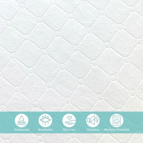 American Baby Company 2 Pack Waterproof Crib Mattress Protector 52" x 28" - Image 4