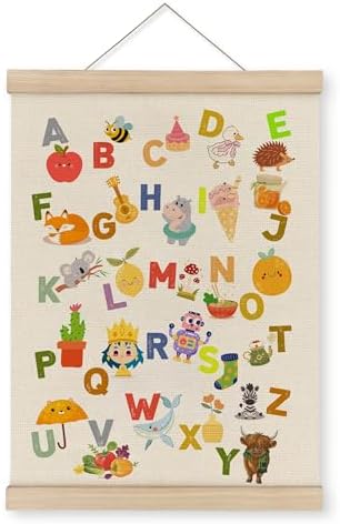 MAQIKA Alphabet Classroom Poster Framed by MAQIKA