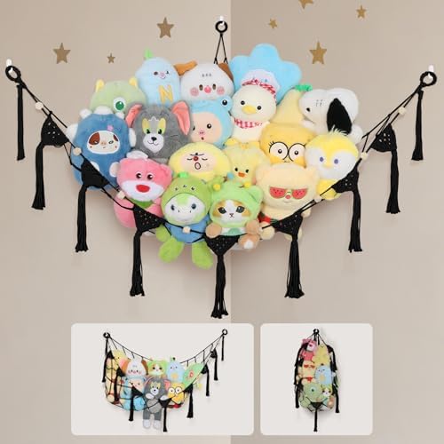 Stuffed Animal Storage Hammock Corner by iHansee