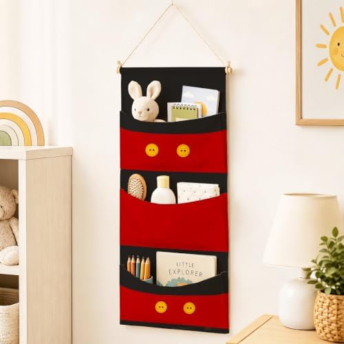 Cute 3-Pocket Hanging Wall Organizer - Image 2