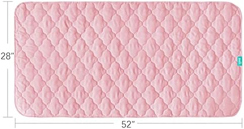 Waterproof Crib Mattress Protector, Non-Slip Quilted Pad - Image 4