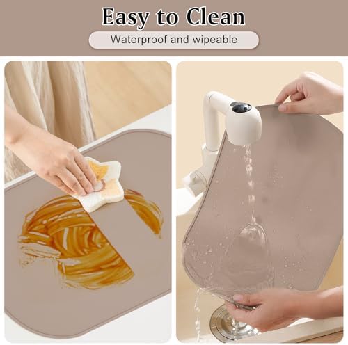 Silicone Placemat Set of 4, Heat Resistant Placemats - Image 5