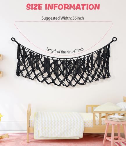 Stuffed Animal Net Hammock, Save Space Eliminate Clutter - Image 4