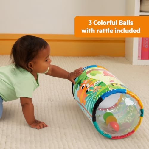 Bright Starts Roll-Along Rainforest Baby Toy, Push & Crawl Activity Toy - Image 6
