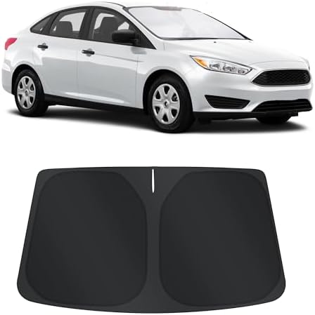 TINGLU Sun Shade for Ford Focus Hatchback 2012-2018 Accessories Windshield Sun by TINGLU