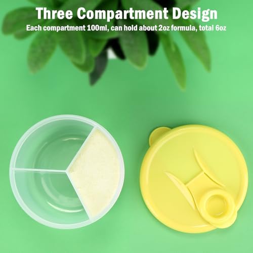 Accmor Baby Formula Dispenser On The Go, Rotating Formula Container to Go - Image 4