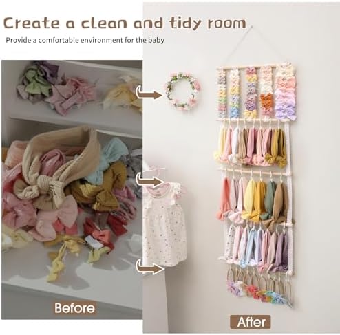 POVETIRE Headband Holder Hair Bows Organizer - Image 5
