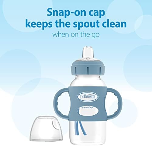Dr. Brown's Milestones Wide-Neck Sippy Spout Bottle - Image 4