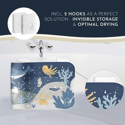homerella Shower Mat Non Slip Anti Mold 21x21 & Bathtub Mat Non Slip 35x16 - Image 7