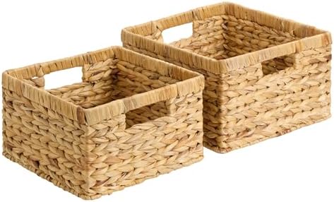 StorageWorks Wicker Baskets for Storage, Wicker Storage Baskets by StorageWorks