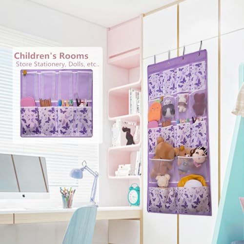 16 Pockets Over Door Hanging Storage Organizer - Image 4