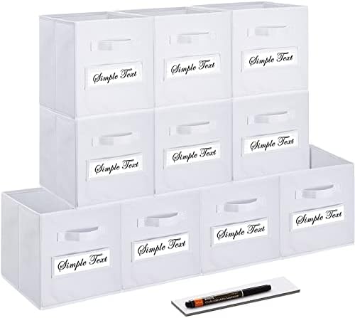 Fabric storage cubes 11 Inch Cube Storage Bin, cube storage by Artsdi