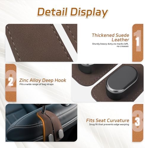 Car Seat Headrest Hooks - Image 5