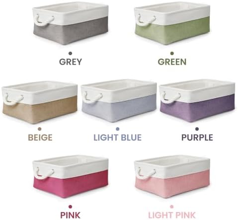 Macorner Personalized Rainbow Name Storage Basket, Custom Kids Book Storage Bin - Image 3