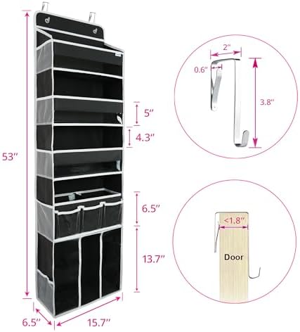 Door Hanging Storage Organizer, - Image 5