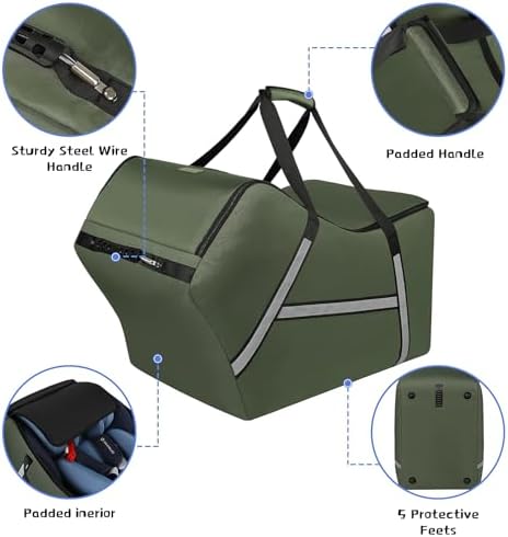 Infant Car Seat Travel Bag for Airplane Compatible - Image 2