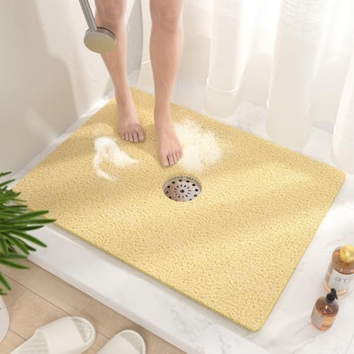 HITSLAM Shower Mat, 32 x 24 Inch Non Slip Bath Mat by HITSLAM