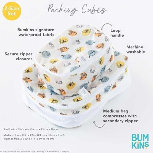 Bumkins Disney Packing Cubes for Travel Bag, Organize Luggage - Image 2
