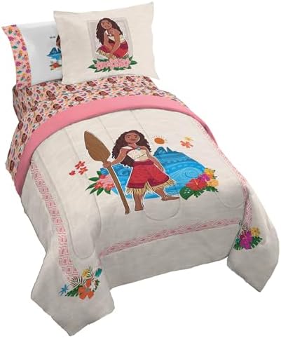 Disney Moana Full Comforter Set 7 Piece Kids Bedding by JayFranco